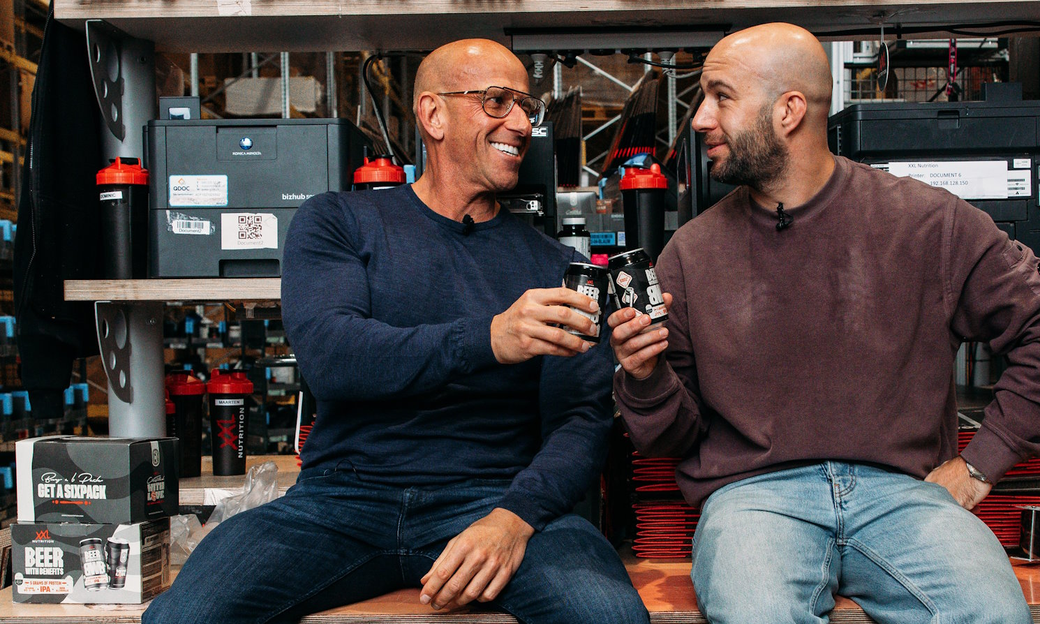 Bedenkers met het Beer With Benefits bier