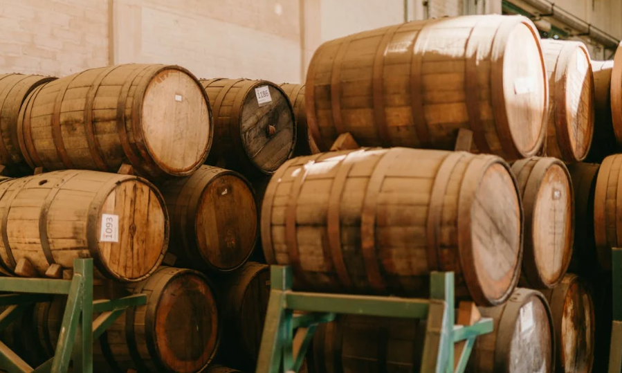 houten vaten om bier op te rijpen