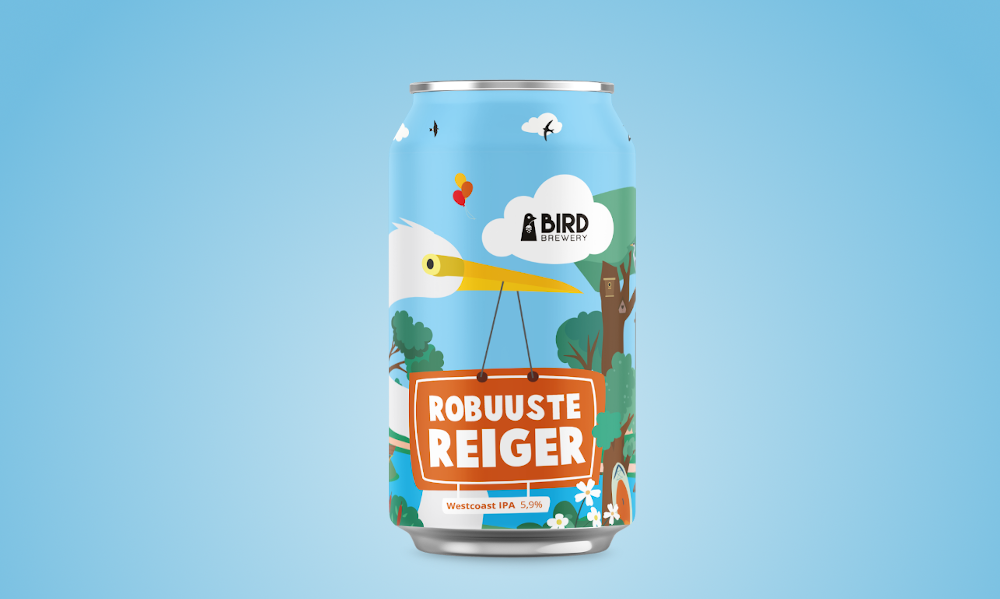 Bird Robuuste Reiger bier
