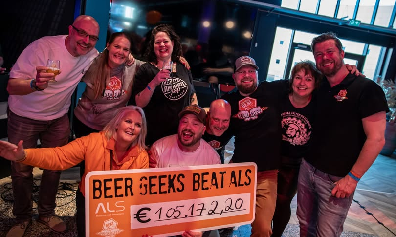 Beer Geeks Beat ALS haalt veel geld op