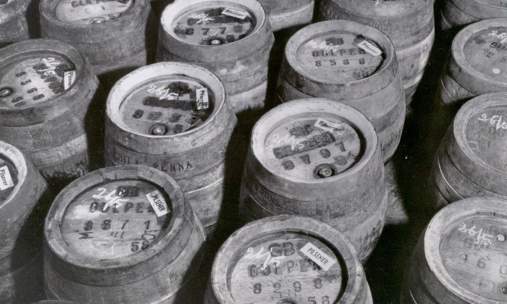 Gulpener bierfusten in 1950