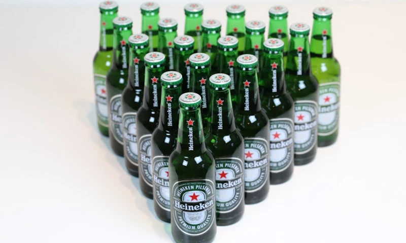 Heineken bierflesjes