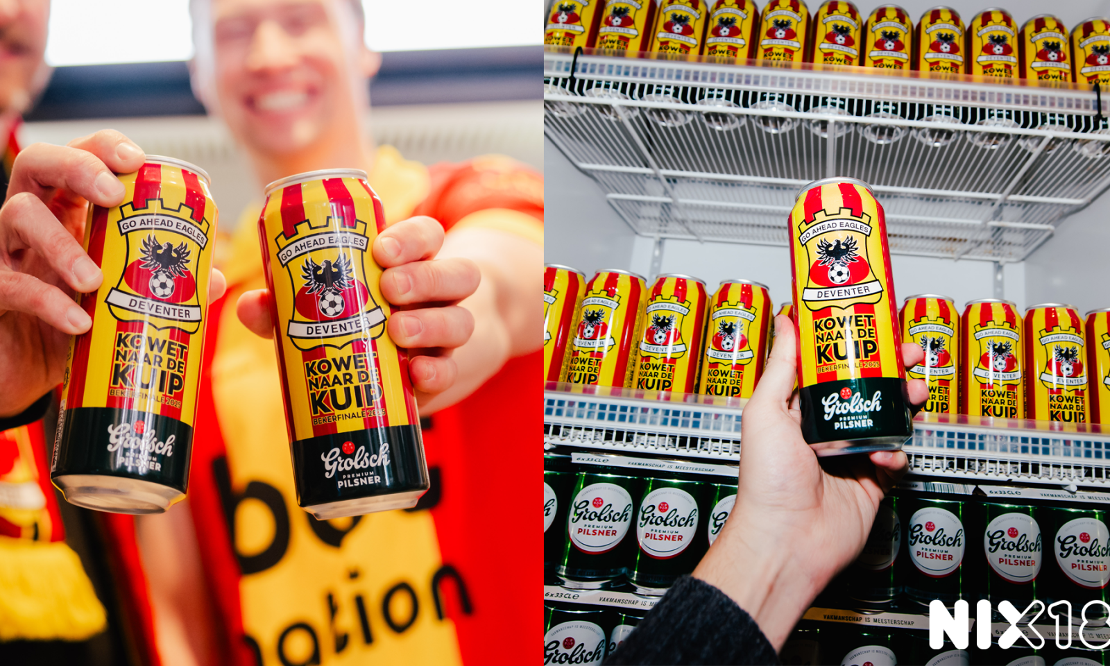 Grolsch bierblik Go Ahead Eagles bekerfinale 2025