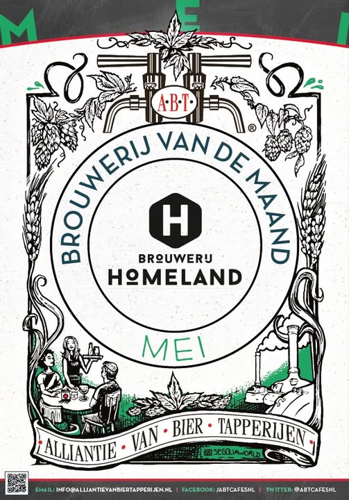 ABT Brouwerij van de maand mei 2025: Brouwerij Homeland