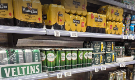 Pils in de jumbo schappen