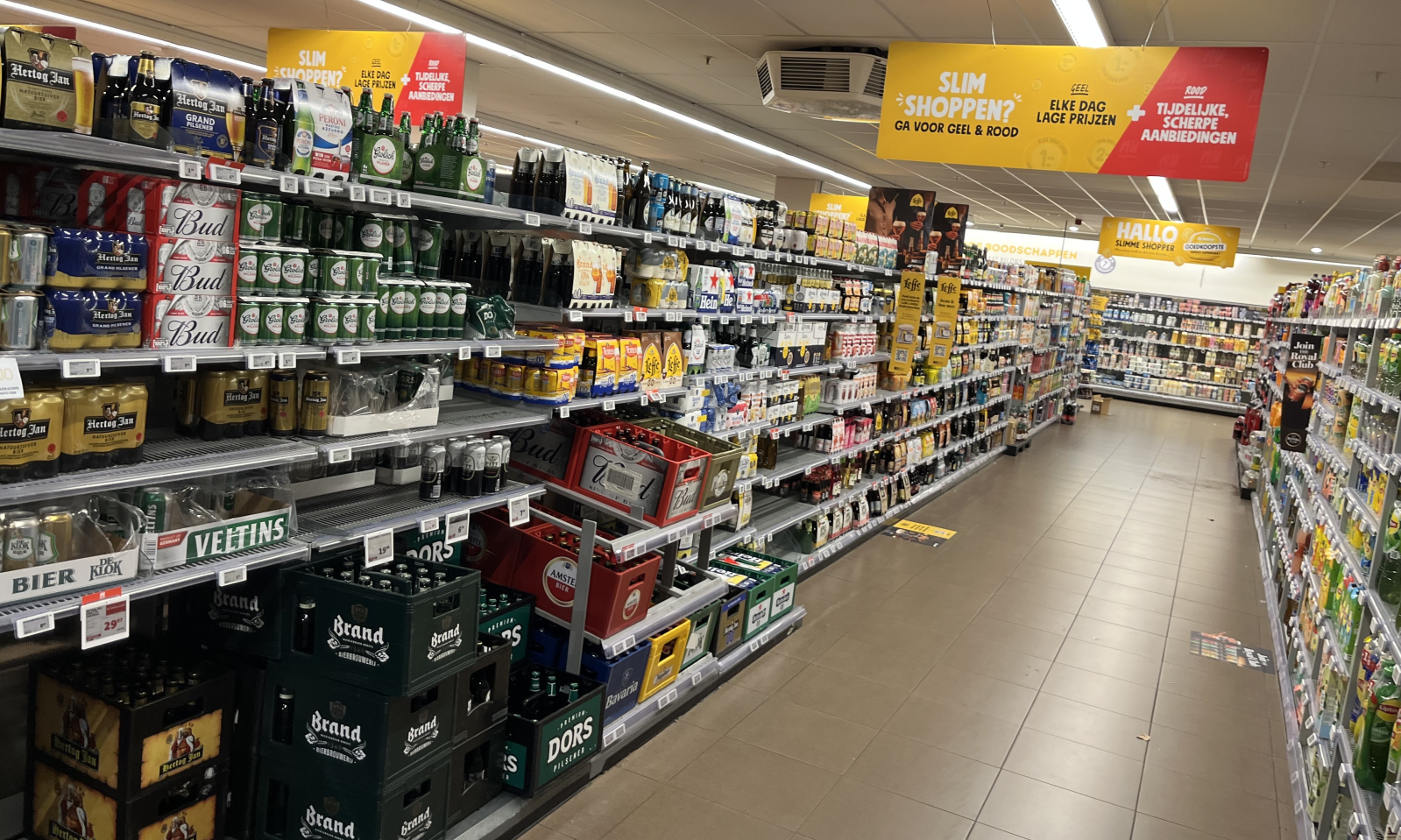 Geen Heineken in de schappen van Jumbo