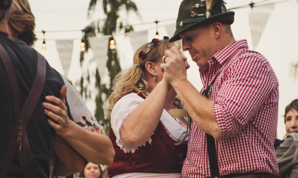 Dansen tijdens oktoberfest
