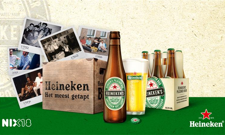 Heineken presenteert een fles vol herinneringen