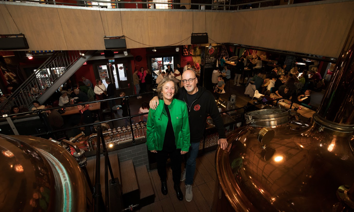 Lydian en Michel, de oprichters van Jopen in de Jopenkerk