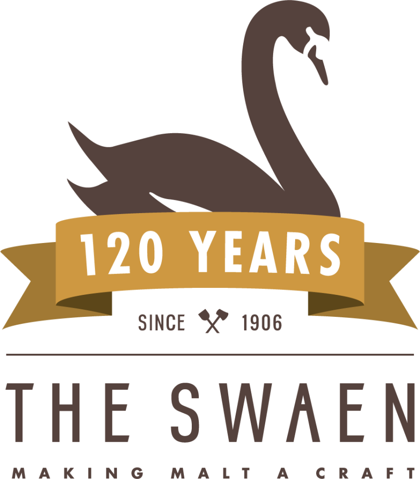 Logo ter viering van 120 jaar met tekst '120 years since 1906'.