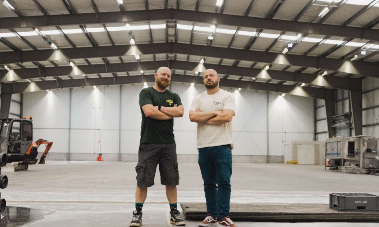  Sander en Ronald van de Streek in de nieuwe brouwerij 
