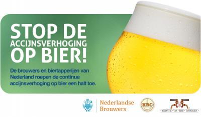 Verhoging bieraccijns met 5.75%