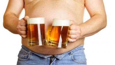 Eigen bierbrouwerij in buik