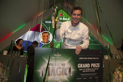 sander van veenendaal winnaar eerste editie Global Bartender Final