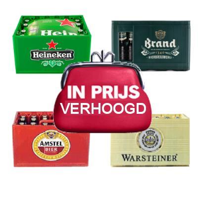 Krat bier stukken duurder Krat bier stukken duurder
