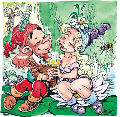 Illustratie voor big chouffe 2016 door Malik Illustratie voor big chouffe 2016 door Malik