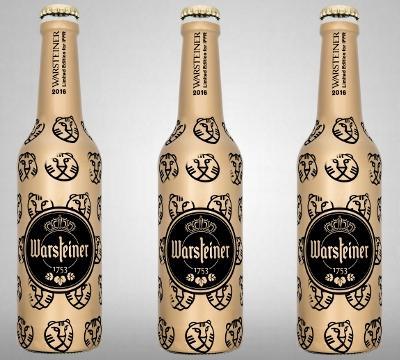 Limited edition Warsteiner fles voor IFFR Limited edition Warsteiner fles voor IFFR