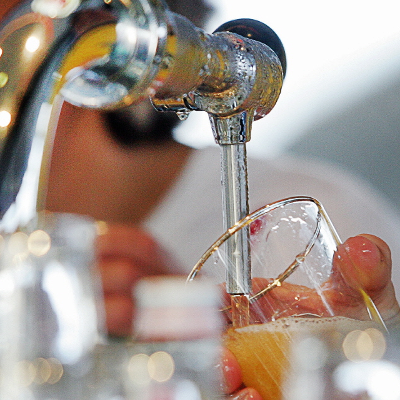 Bier moet in een veilig glas