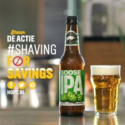 Scheer je snor en Baard af tegen bierverspilling