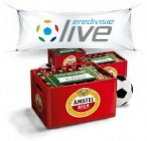 Voor 5 euro Eredivisie Live bij een krat Amstel