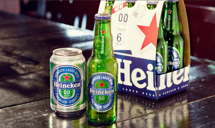 Heineken 0.0 blikje en flesje Heineken 0.0 blikje en flesje