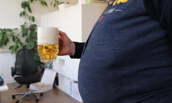 Bier niet de oorzaak van een bierbuik
