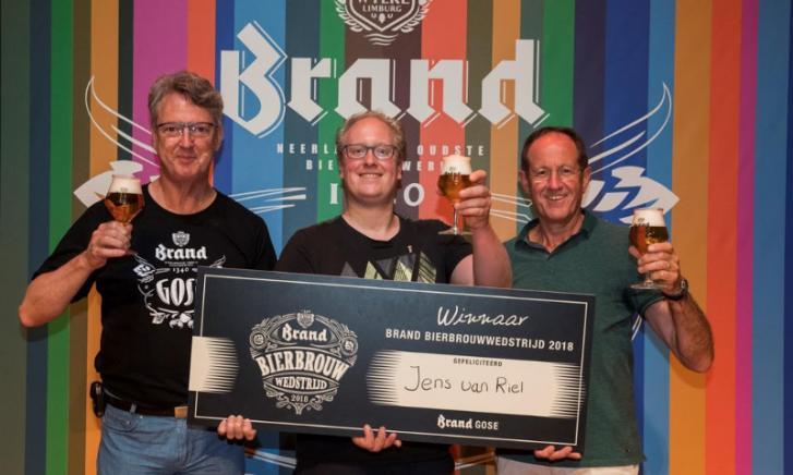 Brand Bierbrouwwedstrijd 2018 winnaar: beste Gose Brand Bierbrouwwedstrijd 2018 winnaar: beste Gose