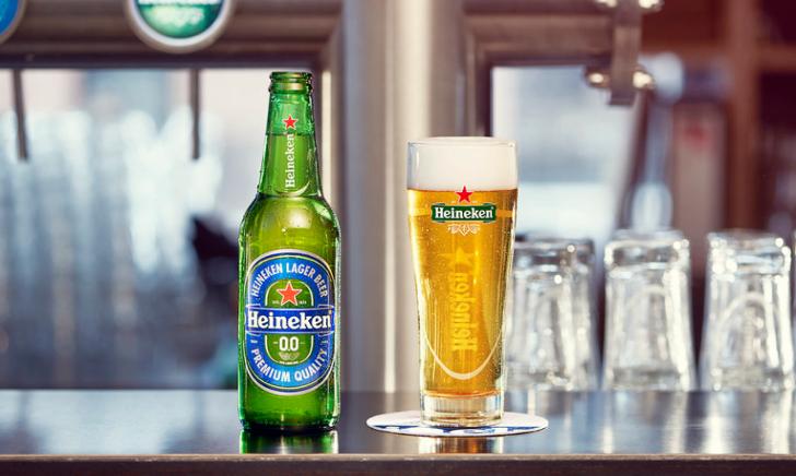 Heineken 0.0 op de bar Heineken 0.0 op de bar