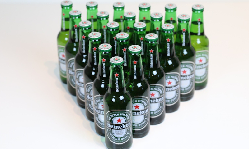 Heineken lanceert nieuwe groene retourfles - Bruine fles |
