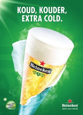 Extra koud Heineken binnenkort verkrijgbaar in de supermarkten