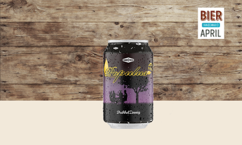 Dubbelzinnig van Populus 6921 blikje is het mitra bier van de maand Dubbelzinnig van Populus 6921 blikje is het mitra bier van de maand