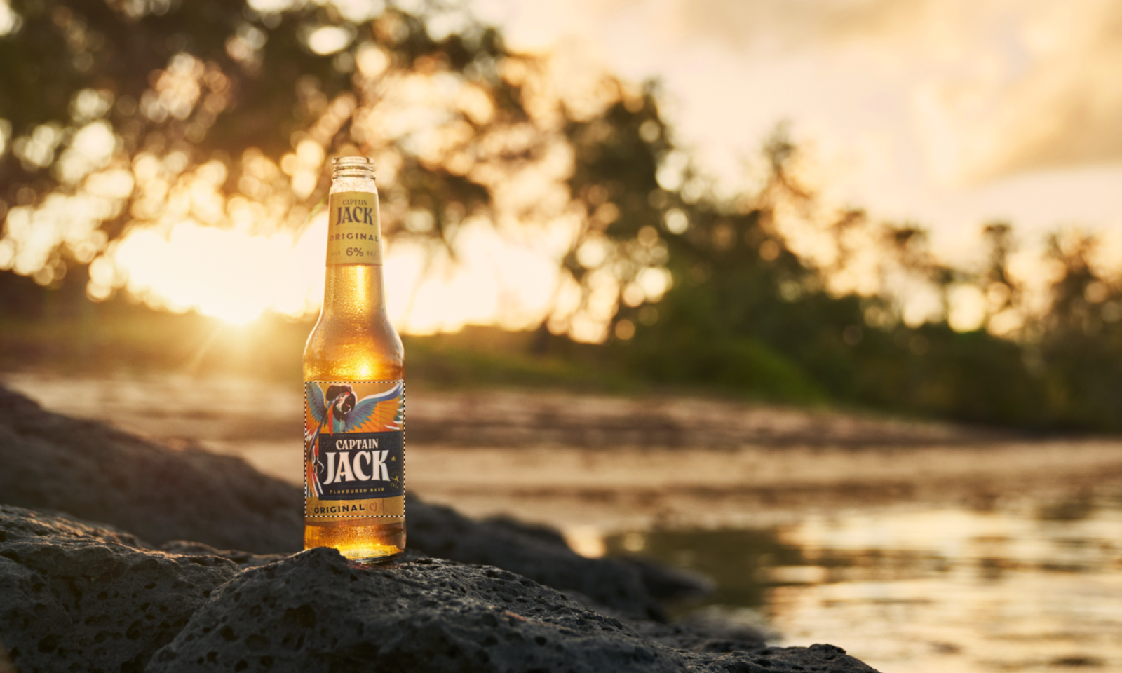 Captain Jack Original flesje in de Cariben