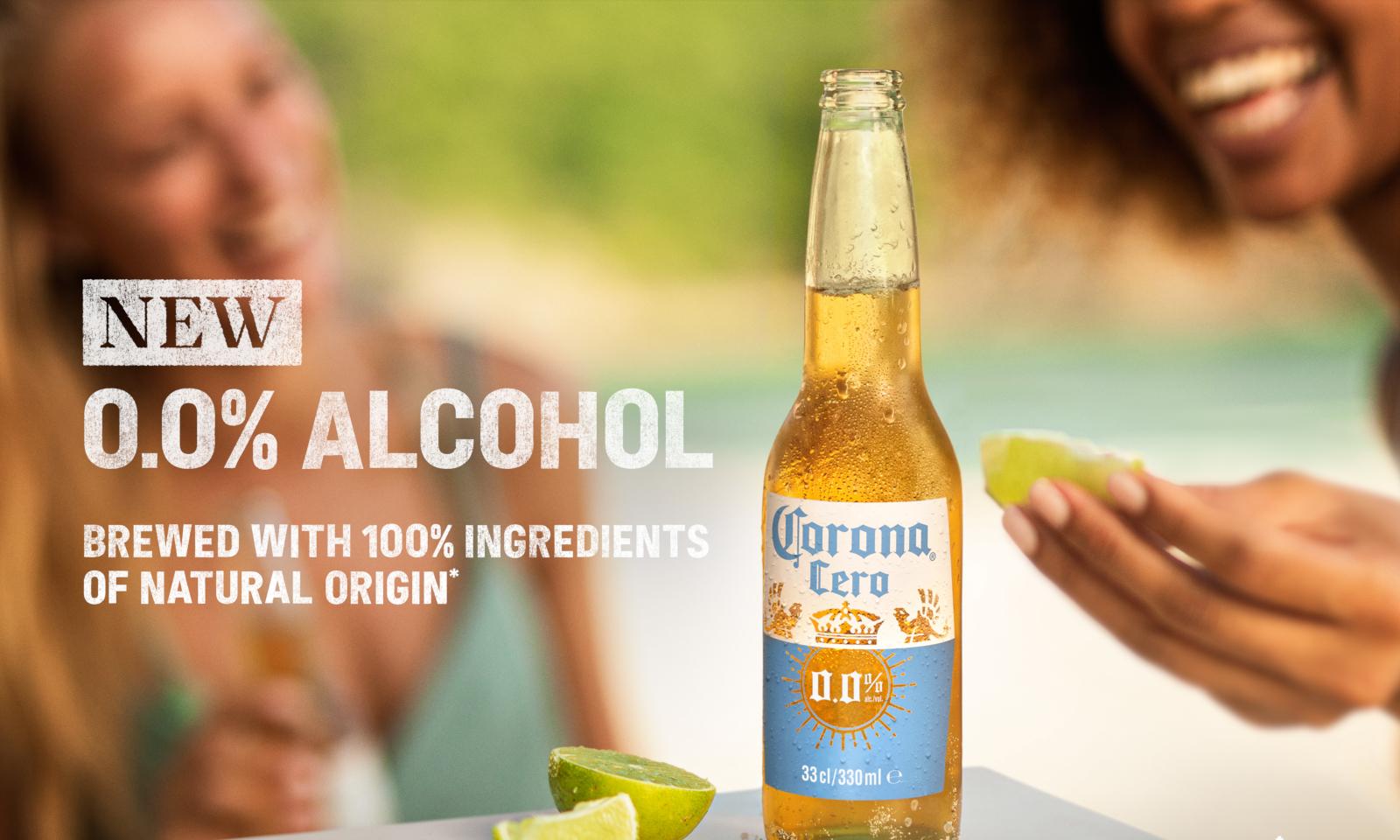 Corona Cero 0.0 aankondiging van lancering