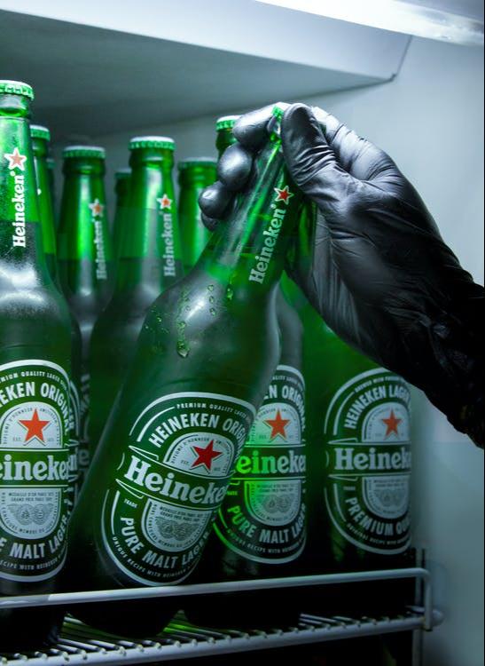 Bierflesjes heineken