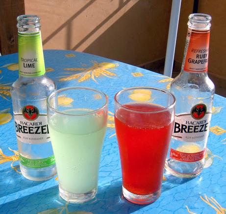 Breezer in de supermarkt