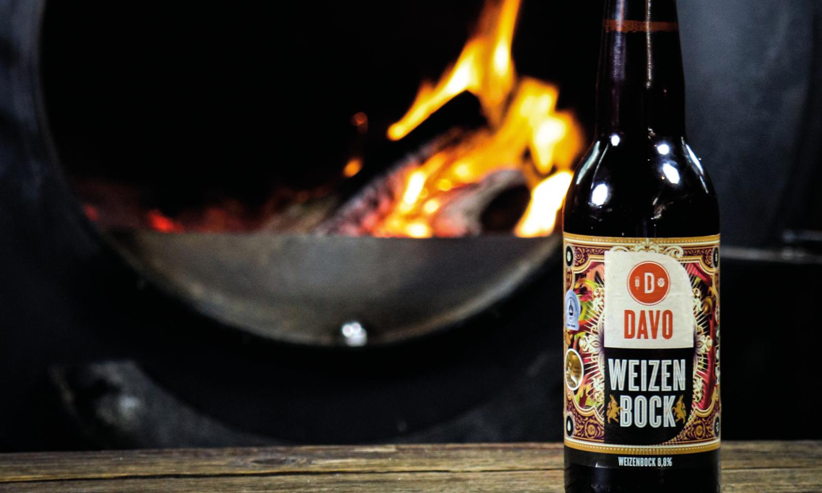 DAVO Weizenbock voor de haard