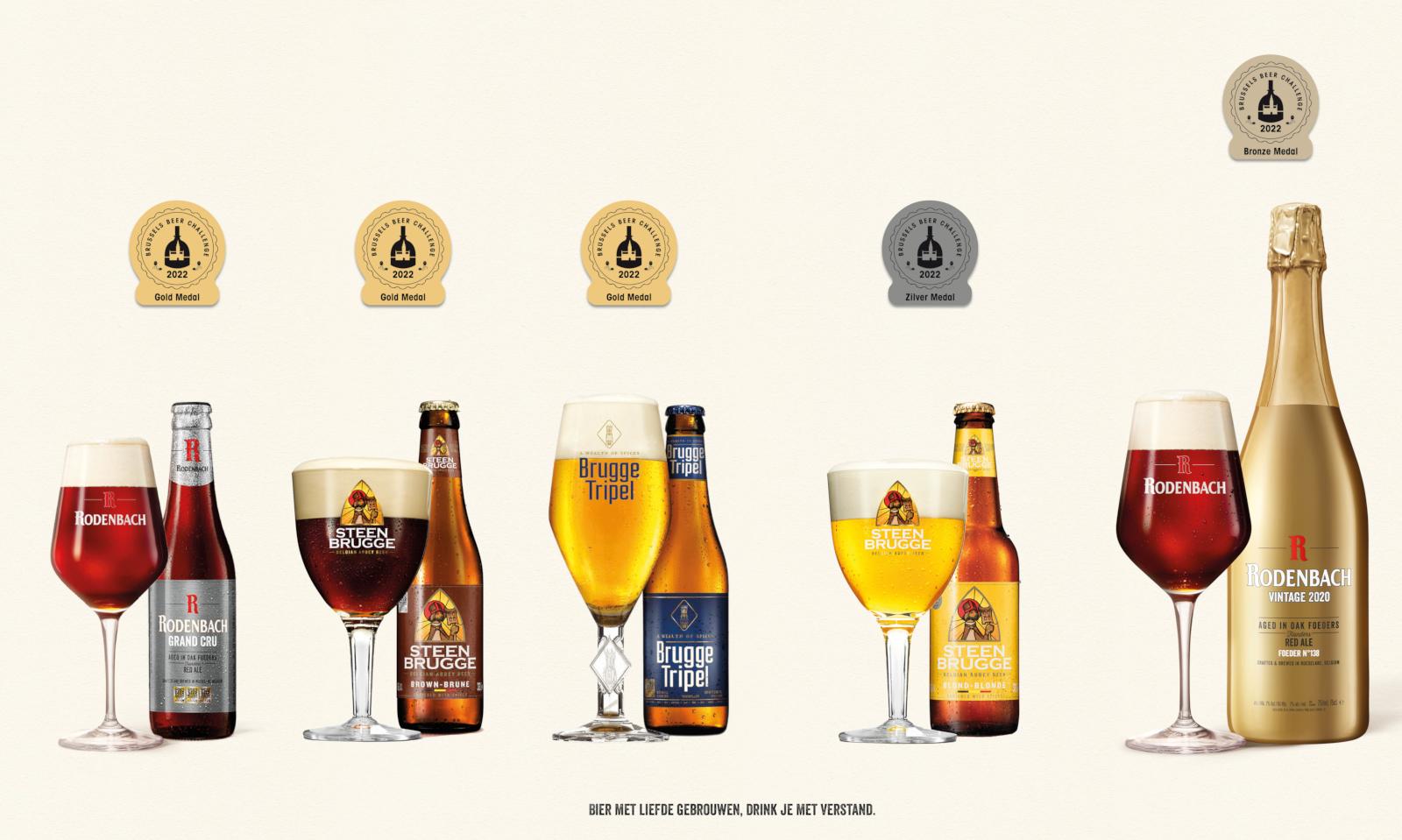 Rodenbach en palm winnen 5 medailles op bbc 2022