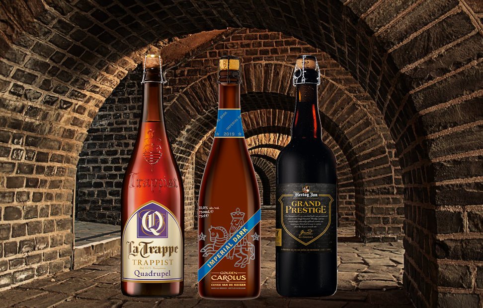 Mitra en de Bourgondische Bierkelder laten bieren rijpen Mitra en de Bourgondische Bierkelder laten bieren rijpen