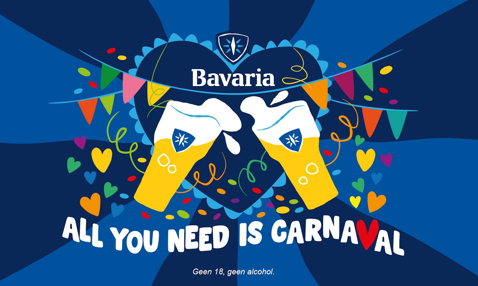 All you need is carnaval banner van bavaria