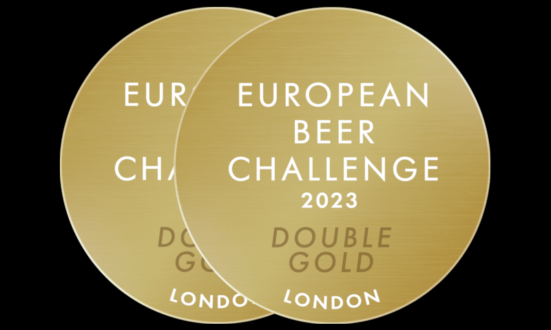 European Beer Challenge double gold award