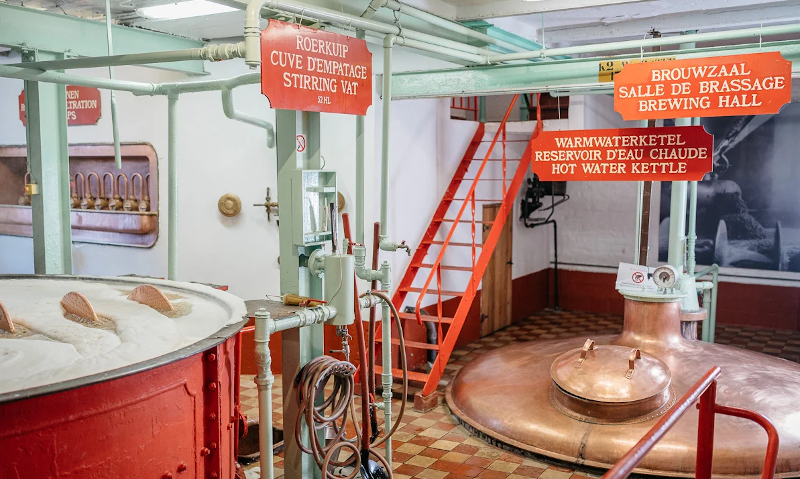 Binnen bij Brouwerij Timmermans