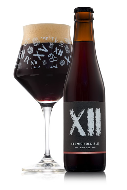 Flemish Red Ale XII flesje en glas
