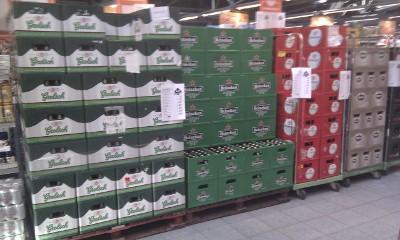 C1000 bier aanbieding 3 halen 2 betalen