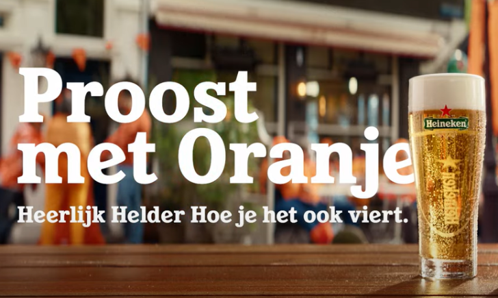 Proost met Oranje en Heineken