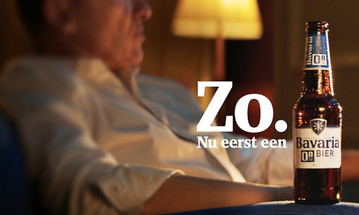 Bond drinkt Bavaria 0.0% in zijn vrije tijd - persiflage