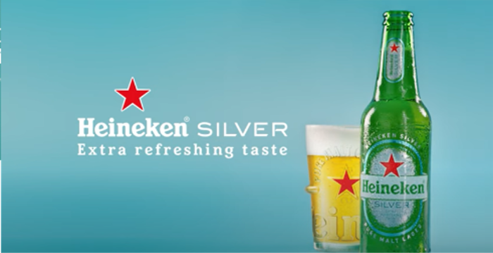 Heineken Silver Extra Refreshing Taste Heineken Silver Extra Refreshing Taste