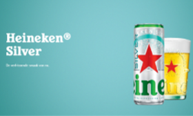 heineken silver glas en blikje