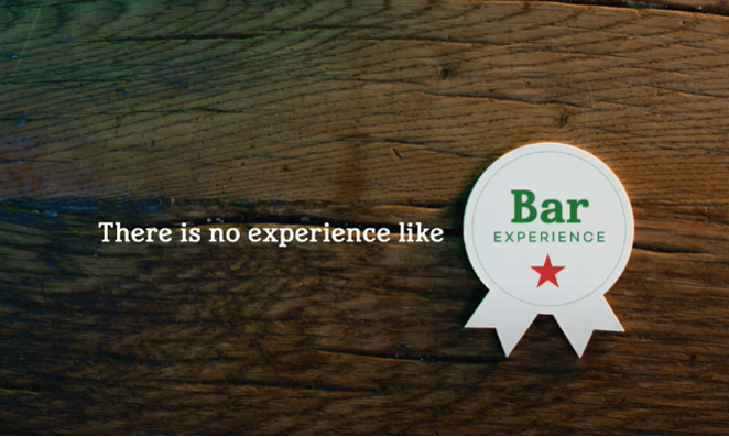 Heineken: There is no experience like bar experience