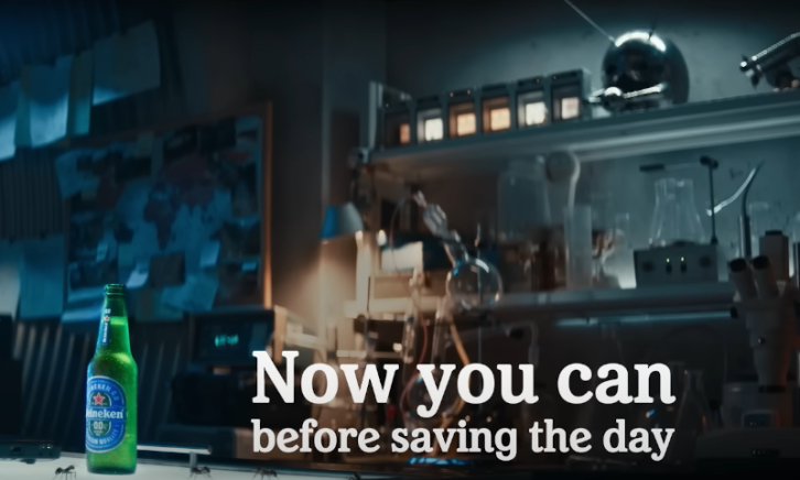 Heineken 0.0 ant man and the wasp reclame Heineken 0.0 ant man and the wasp reclame