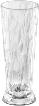 Koziol halve liter bierglas voor weizen bier